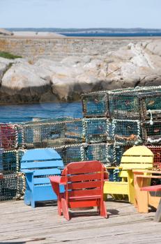 Royalty Free Photo of a View of Peggy's Cove