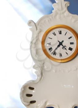 Royalty Free Photo of a Porcelain Clock