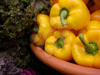 Royalty Free Photo of a Yellow Pepper