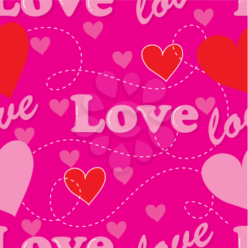 Royalty Free Clipart Image of a Love Background