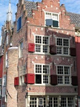 Street view of Hague, Netherlands.