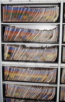 Medical Records shelf.
