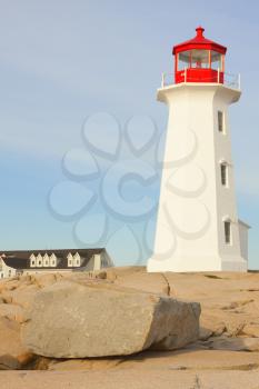 Peggy's Cove Lighthouse. Nova Scotia