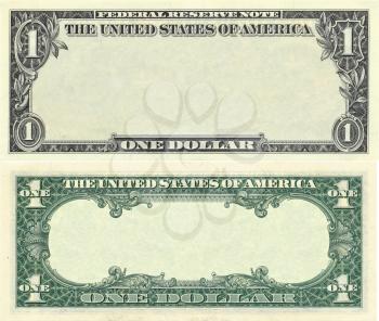 Royalty Free Clipart Image of a Dollar Bills
