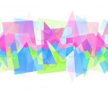 Royalty Free Clipart Image of a Prism Background