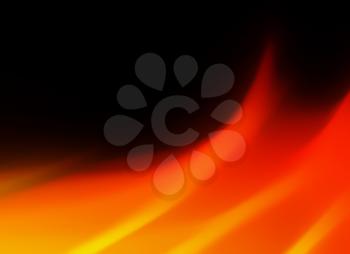 abstract bright and hot flames background