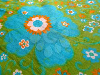 multicolored blanket with flowers background