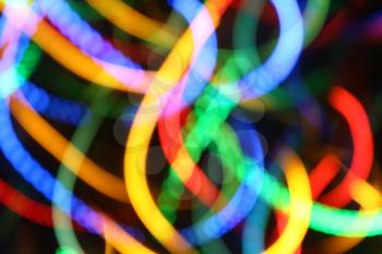 blurred color lights festive background