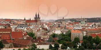 view on the Prague, Czech Republic