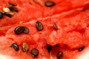close-up of ripe fresh watermelon background