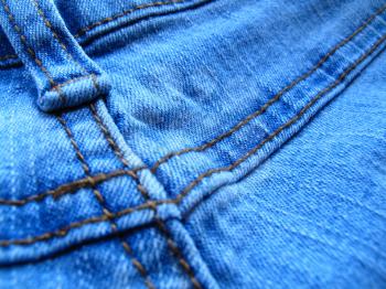 closeup of blue jeans background