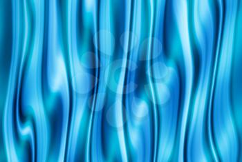 blue wavy abstract background