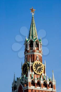 Spasskaya tower, Kremlin, Moscow, Russia
