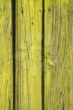 fragment of very old painted wooden wall texture