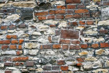 old stone and brick wall texture