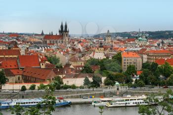 view on the Prague, Czech republic