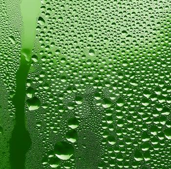 close up of water drops on glass
