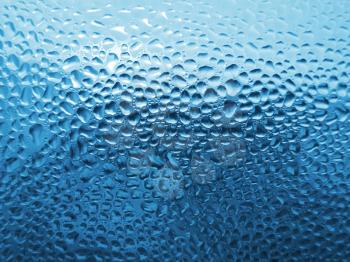 natural blue water drops texture