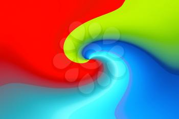 bright colorful curl abstract background
