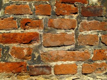 very old brick wall background