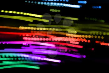blurred colored lights abstract background