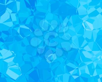 Blue bright background with abstract pattern