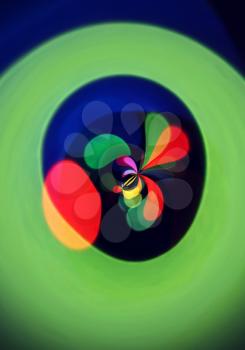 Abstract color light shapes background