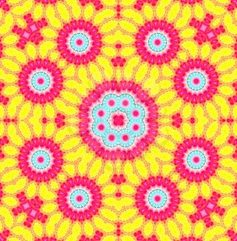 Bright pattern background with abstract flower