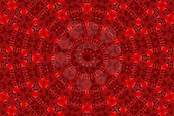 Background with abstract bright red pattern