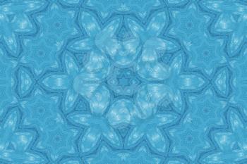 Blue background with abstract icy pattern