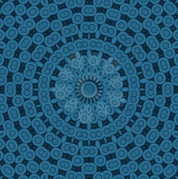 Black background with radial blue pattern