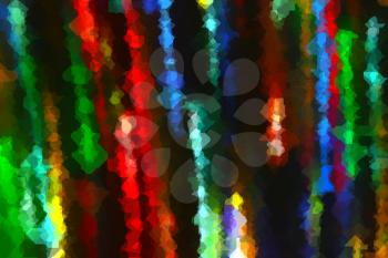Background with abstract bright color lights