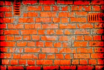 Rough brick wall grunge background