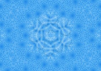 Blue background with abstract blurred pattern