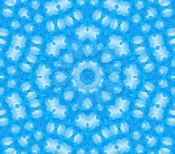 Blue abstract background with natural water drops pattern