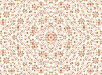 White background with color abstract pattern