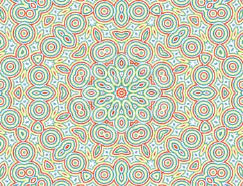 Background with abstract concentric color pattern