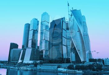 Moscow-city (Moscow International Business Center), Russia 