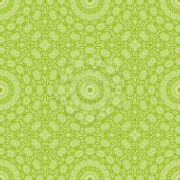 Background with green abstract concentric pattern
