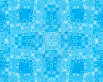 Abstract blue background of different squares