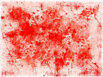 Abstract background with red blots
