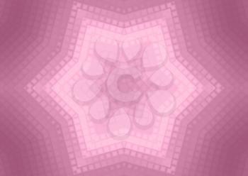 Abstract pink background of squares concentric pattern