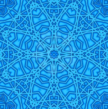 Blue background with abstract pattern