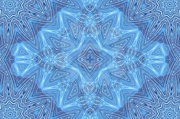 Blue background with abstract concentric pattern
