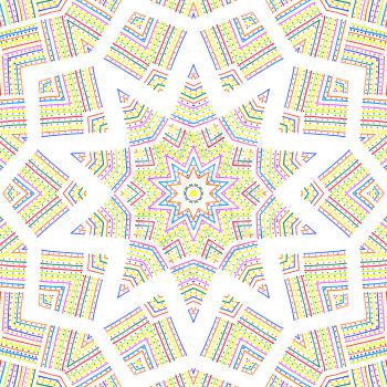 Abstract colorful pattern on white background for design