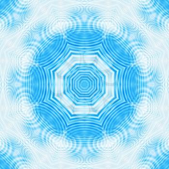 Background with abstract blue concentric pattern