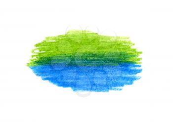 Abstract bright color hand drawn texture for design on white background 
