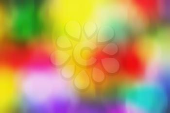Abstract blurred background with colorful spots