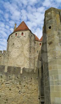 Medieval castle of Carcassonne, Languedoc-Roussillon, France