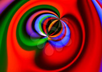 Bright colorful abstract swirl background